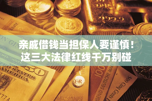 济南亲戚借钱当担保人要谨慎！这三大法律红线千万别碰