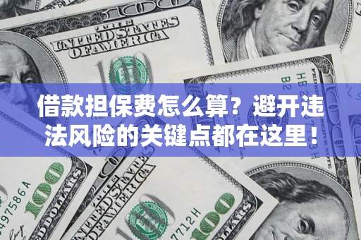 济南借款担保费怎么算？避开违法风险的关键点都在这里！