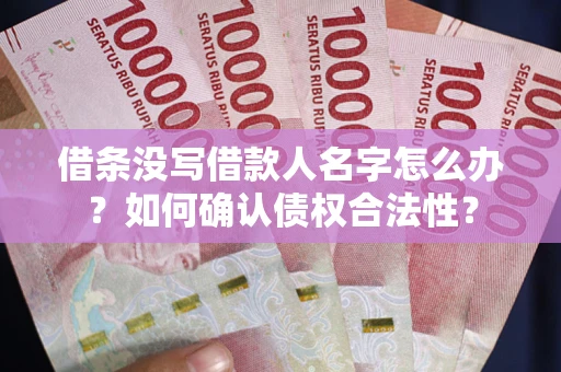 济南借条没写借款人名字怎么办？如何确认债权合法性？