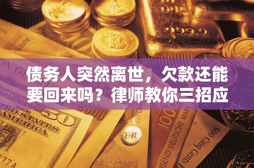 济南债务人突然离世，欠款还能要回来吗？律师教你三招应对