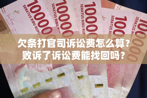济南欠条打官司诉讼费怎么算？败诉了诉讼费能找回吗？